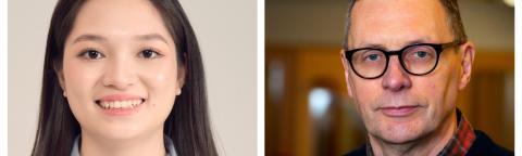 Hong Nhung Vu og Eiríkur Steingrímsson